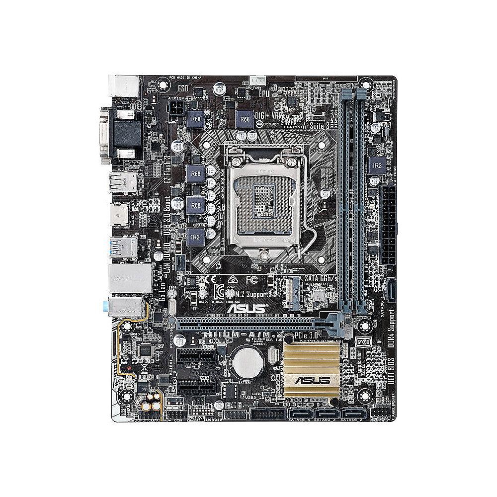 ASUS H110M-A/M.2/CSM mATX Mainboard 1151 SATA600/DVI/HDMI/M.2/USB3.1, ASUS, H110M-A/M.2/CSM, mATX, Mainboard, 1151, SATA600/DVI/HDMI/M.2/USB3.1