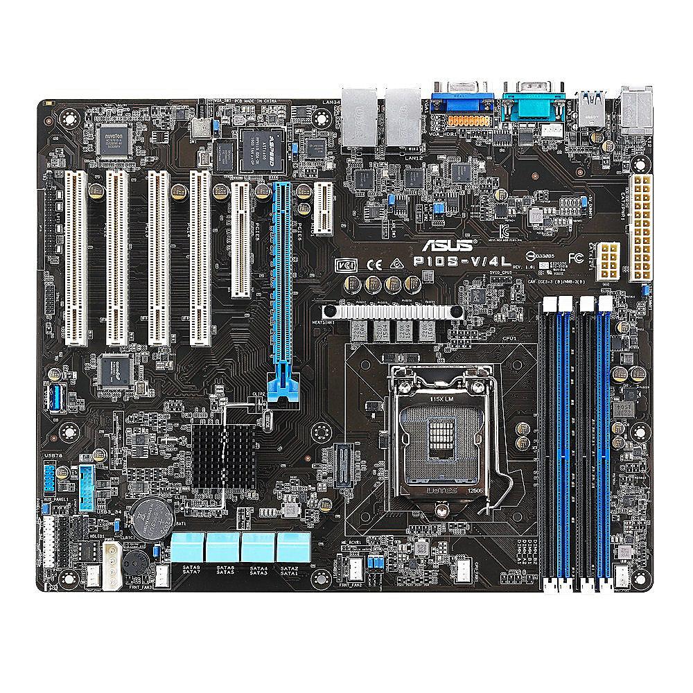 ASUS P10S-V/4L 4x GL/USB3.0/SATA600/VGA ATX Mainboard C232 Sockel 1151, ASUS, P10S-V/4L, 4x, GL/USB3.0/SATA600/VGA, ATX, Mainboard, C232, Sockel, 1151