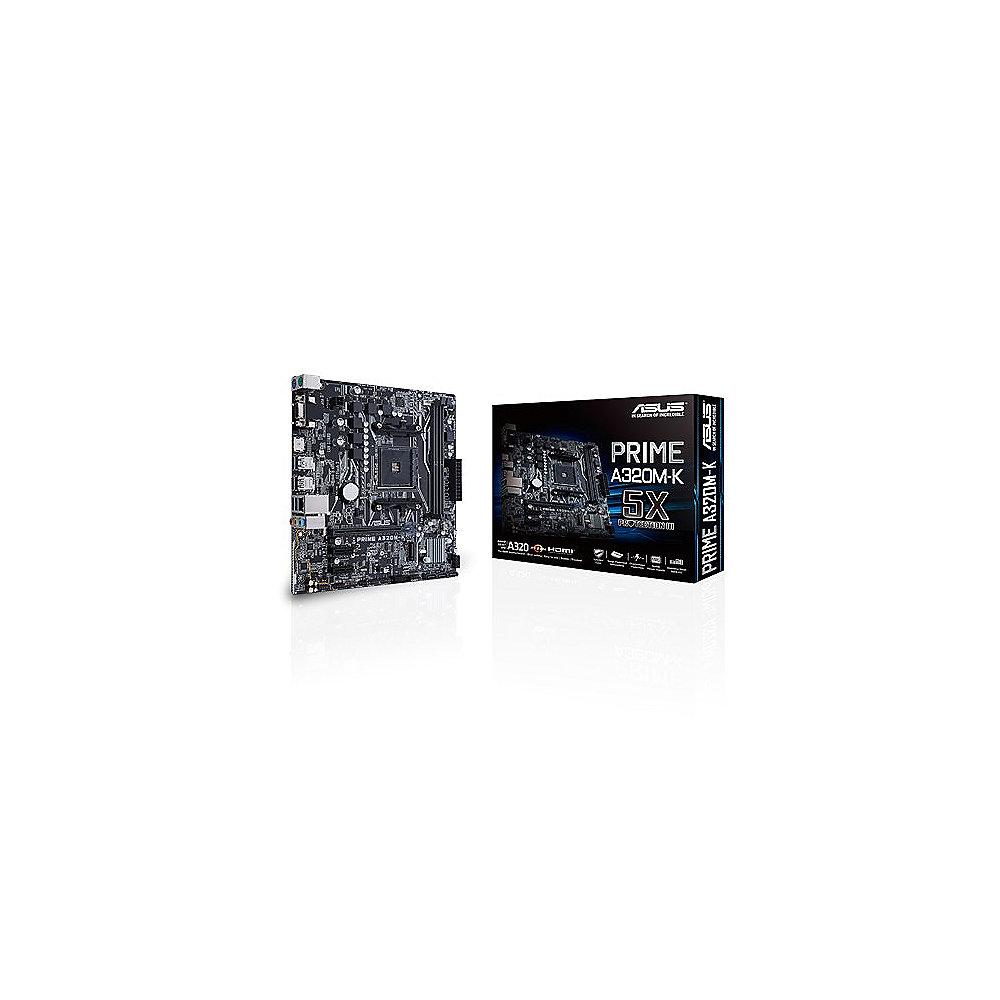 ASUS PRIME A320M-K mATX Mainboard Sockel AM4 USB3.0/SATA600/M.2