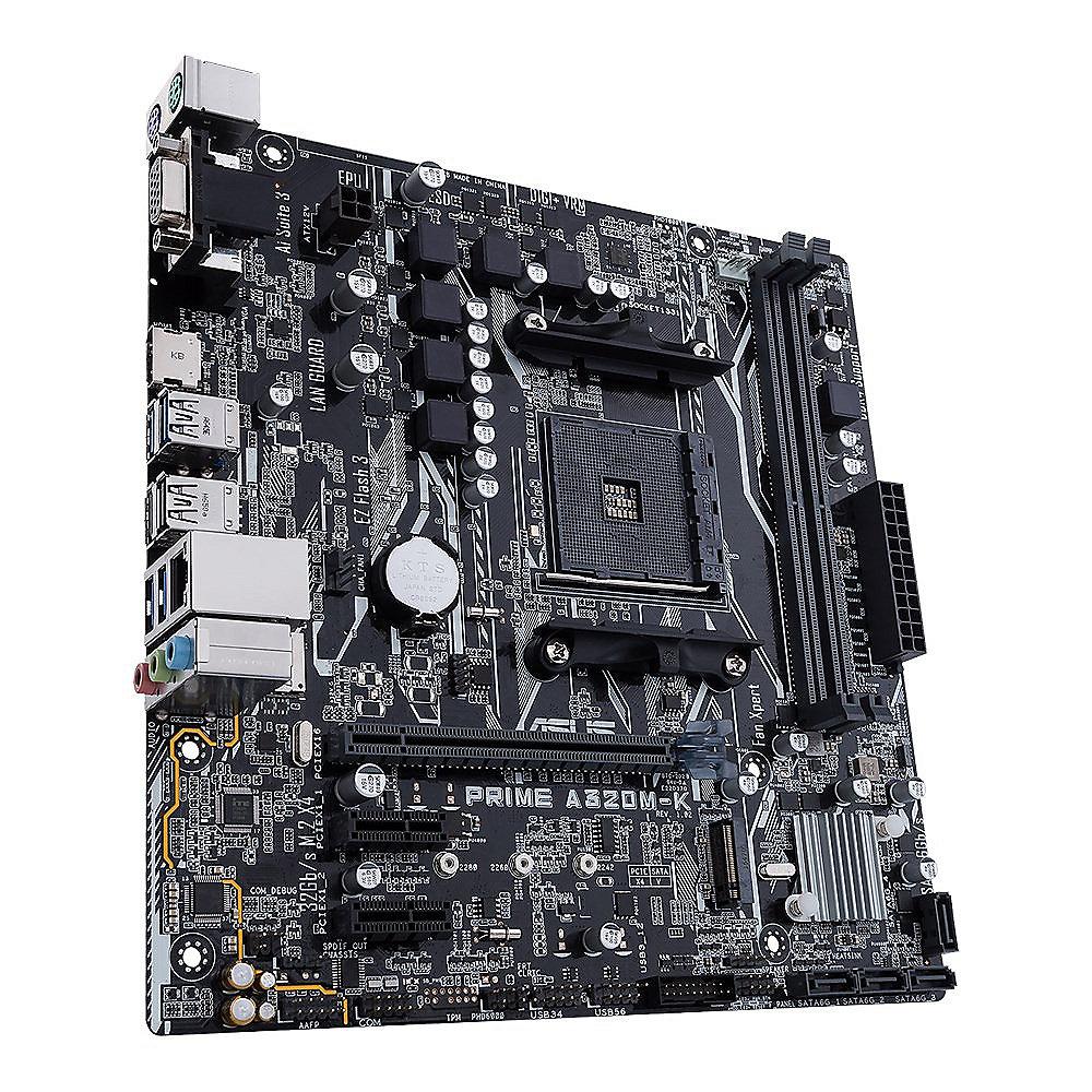 ASUS PRIME A320M-K mATX Mainboard Sockel AM4 USB3.0/SATA600/M.2