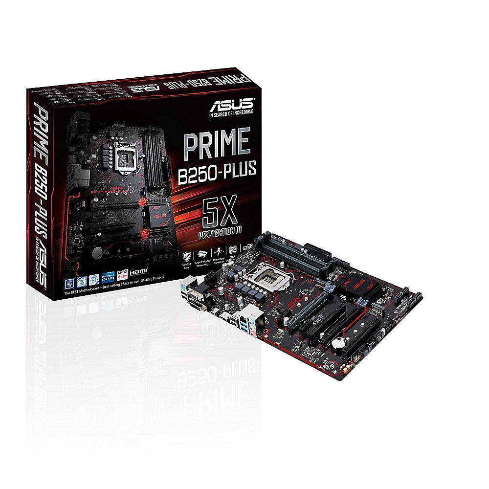 ASUS PRIME B250-PLUS ATX Mainboard 1151 DVI/VGA/HDMI/M.2/USB3.0