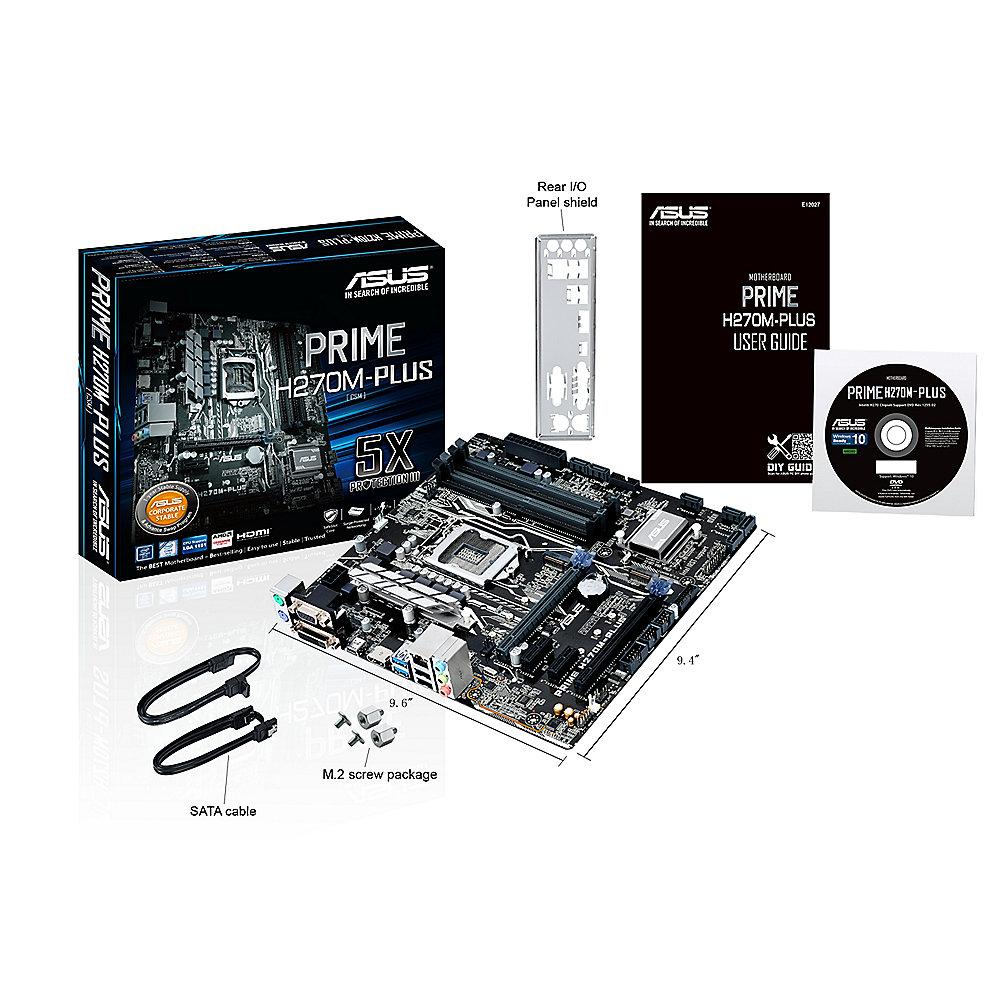 ASUS PRIME B250M-A mATX Mainboard 1151 DVI/HDMI/VGA/M.2/USB3.1(Gen1 Typ C)