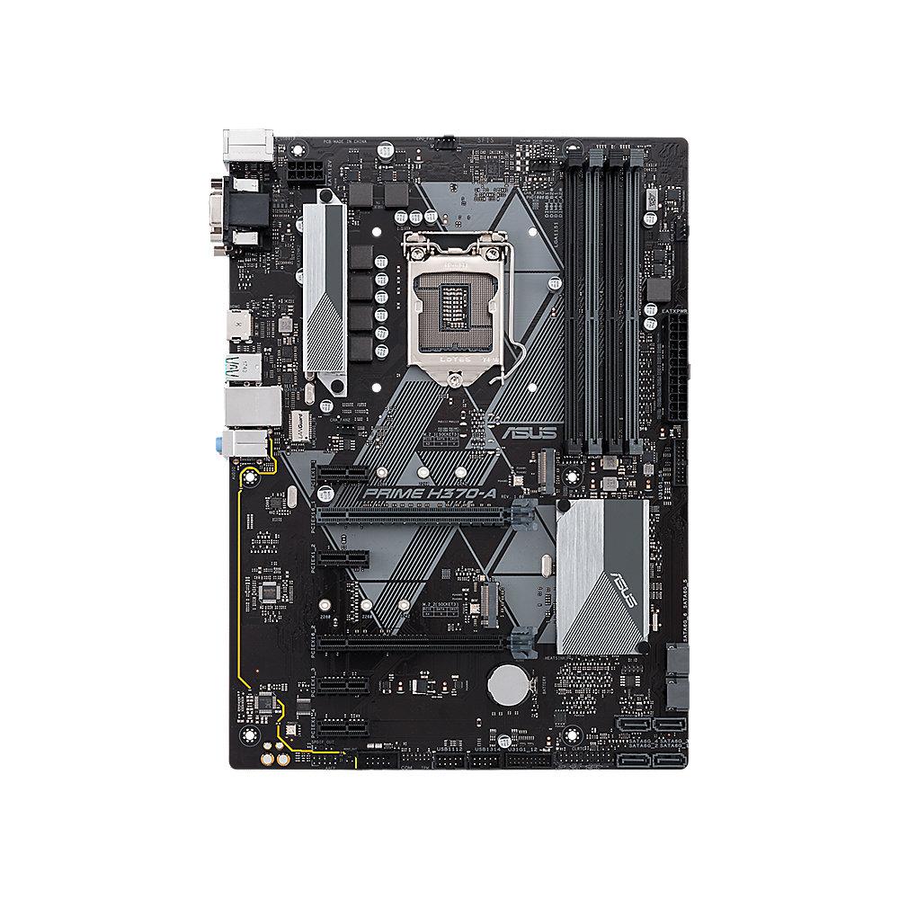 ASUS PRIME H370-A ATX Mainboard Sockel 1151 DVI/HDMI/VGA/M.2/USB3.1, ASUS, PRIME, H370-A, ATX, Mainboard, Sockel, 1151, DVI/HDMI/VGA/M.2/USB3.1