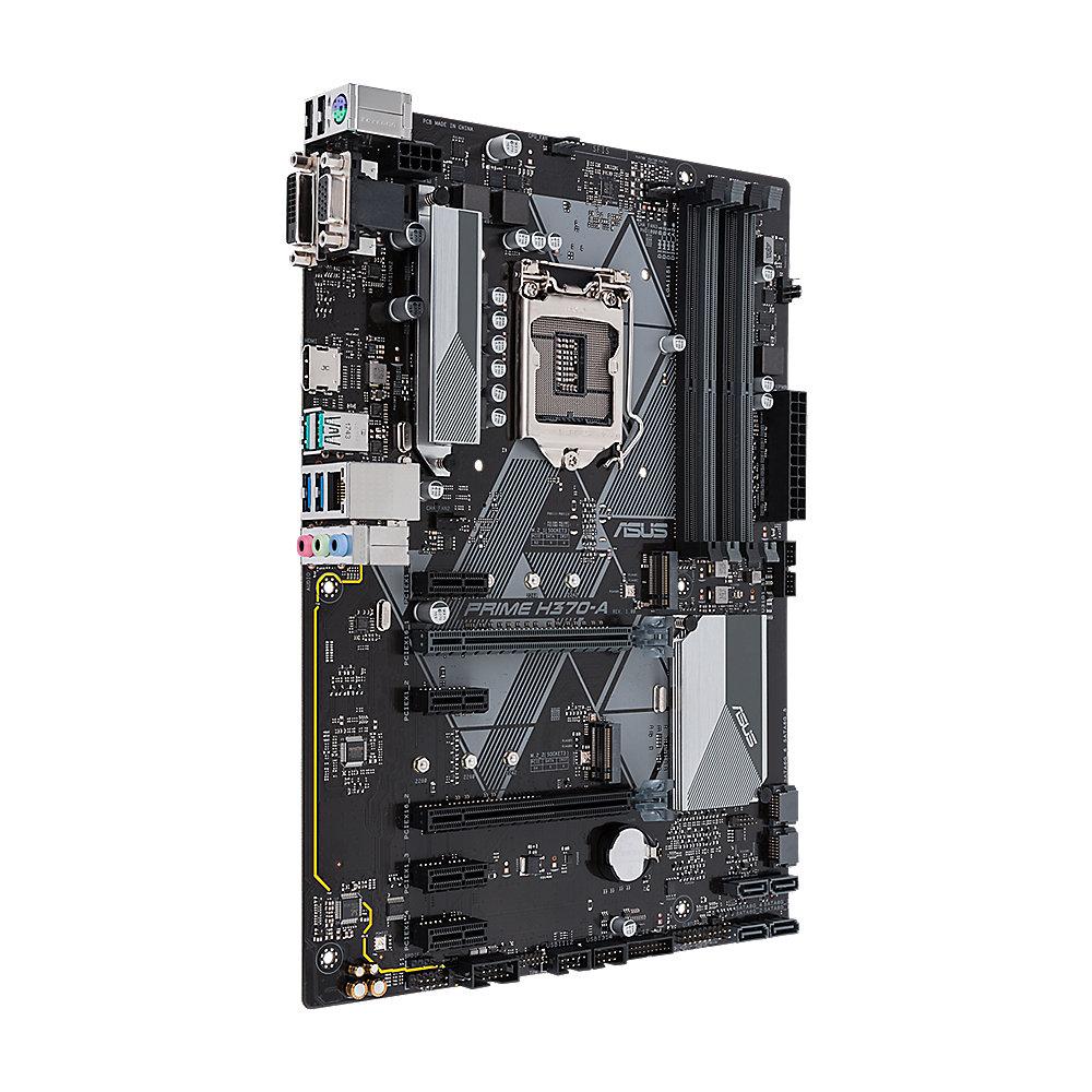 ASUS PRIME H370-A ATX Mainboard Sockel 1151 DVI/HDMI/VGA/M.2/USB3.1, ASUS, PRIME, H370-A, ATX, Mainboard, Sockel, 1151, DVI/HDMI/VGA/M.2/USB3.1