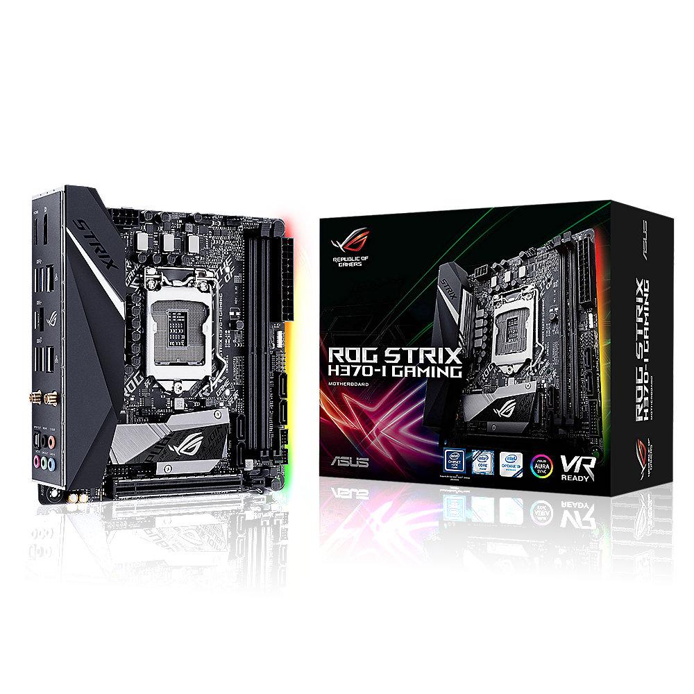 ASUS ROG STRIX H370-I GAMING ITX Mainboard 1151 2xLAN/WLAN/BT/HDMI/DP/M.2/USB3.1