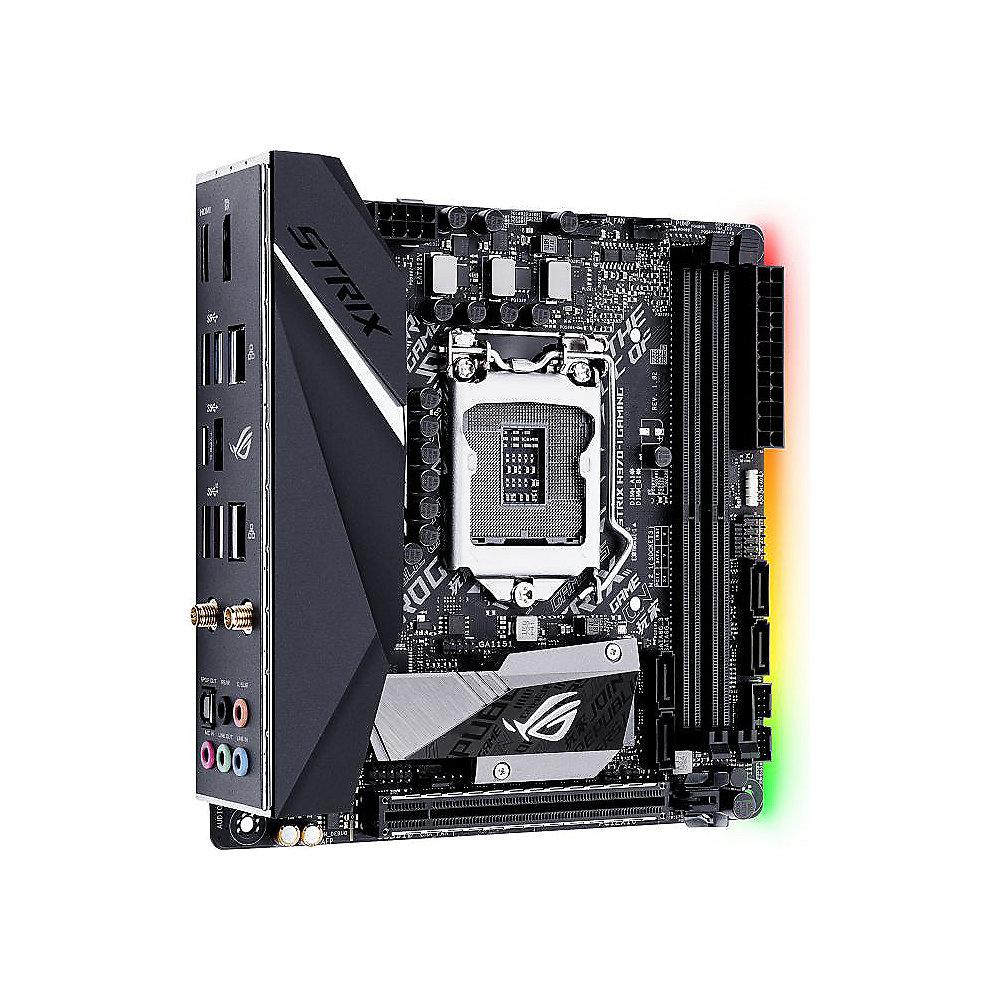 ASUS ROG STRIX H370-I GAMING ITX Mainboard 1151 2xLAN/WLAN/BT/HDMI/DP/M.2/USB3.1