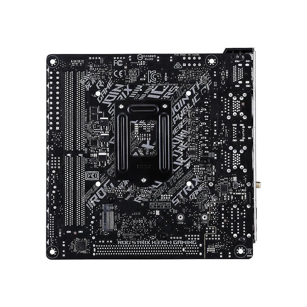 ASUS ROG STRIX H370-I GAMING ITX Mainboard 1151 2xLAN/WLAN/BT/HDMI/DP/M.2/USB3.1