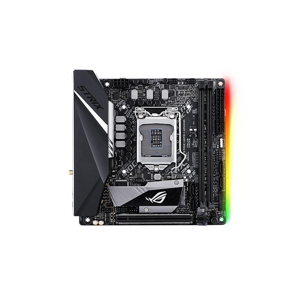 ASUS ROG STRIX H370-I GAMING ITX Mainboard 1151 2xLAN/WLAN/BT/HDMI/DP/M.2/USB3.1