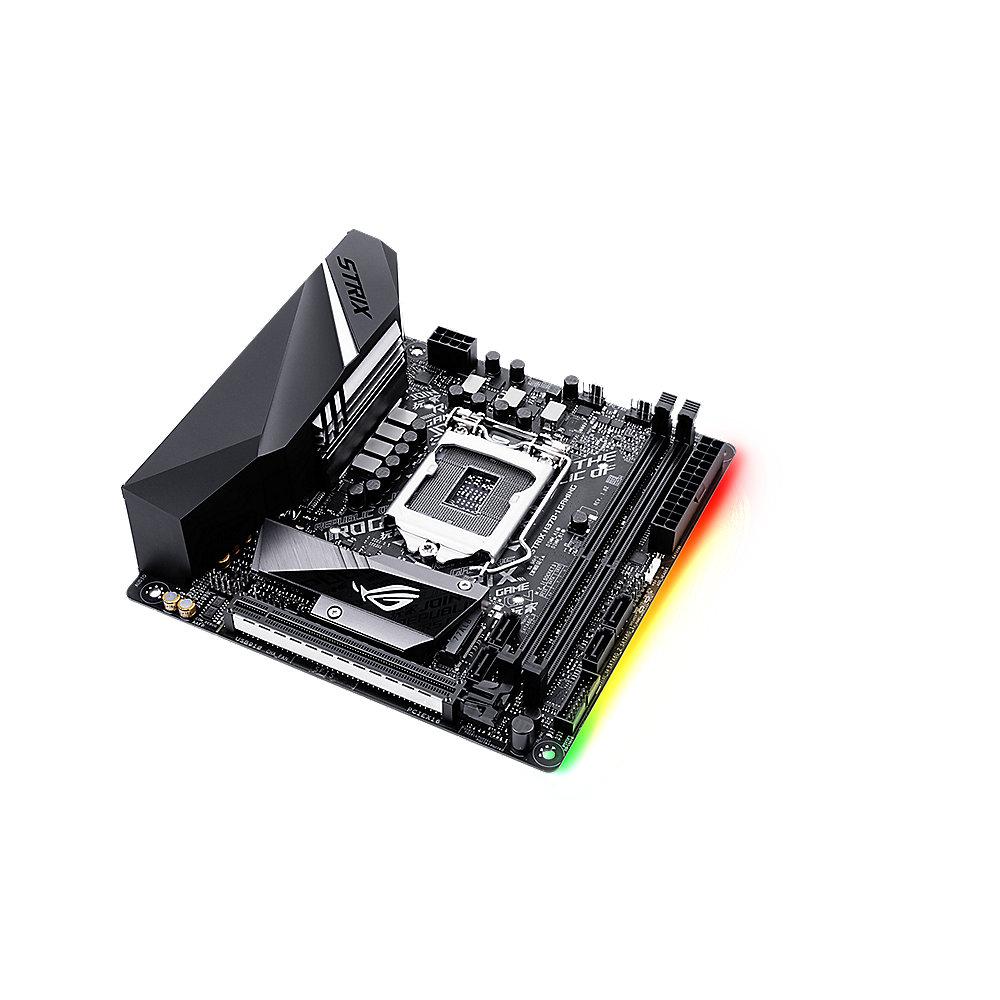 ASUS ROG STRIX H370-I GAMING ITX Mainboard 1151 2xLAN/WLAN/BT/HDMI/DP/M.2/USB3.1