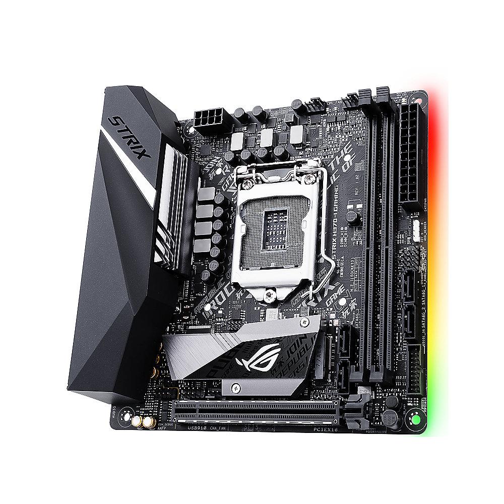 ASUS ROG STRIX H370-I GAMING ITX Mainboard 1151 2xLAN/WLAN/BT/HDMI/DP/M.2/USB3.1