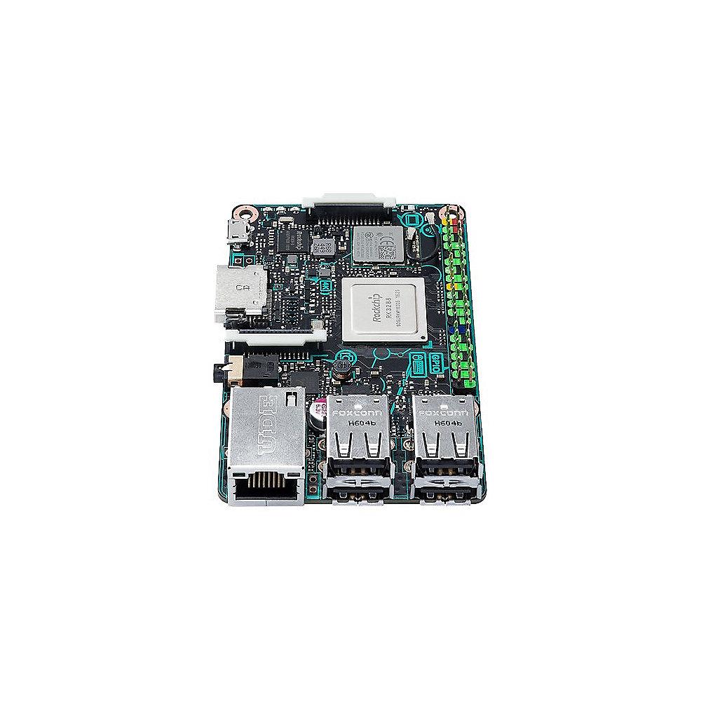 ASUS Tinker Board 90MB0QY1-M0EAY0 RK3288 2GB Micro SD-Slot Wlan USB 2.0, ASUS, Tinker, Board, 90MB0QY1-M0EAY0, RK3288, 2GB, Micro, SD-Slot, Wlan, USB, 2.0