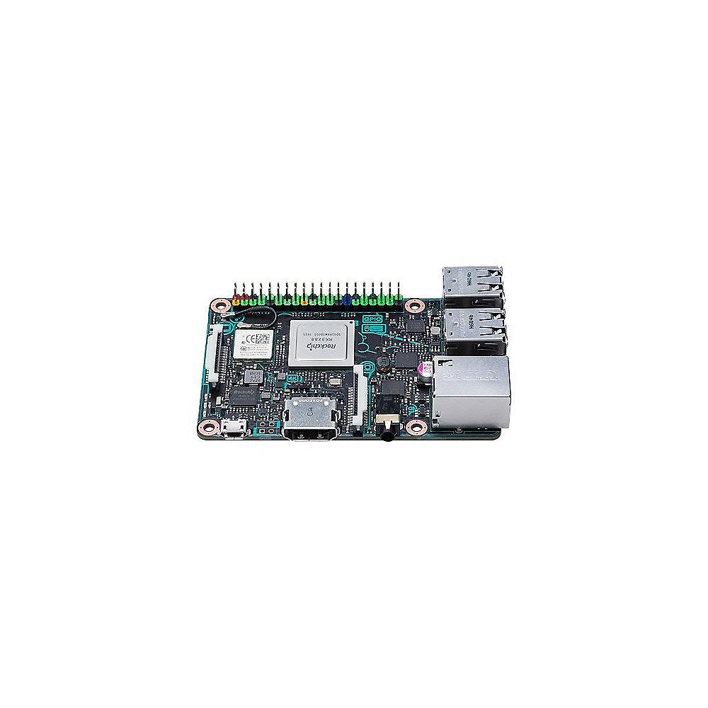 ASUS Tinker Board 90MB0QY1-M0EAY0 RK3288 2GB Micro SD-Slot Wlan USB 2.0, ASUS, Tinker, Board, 90MB0QY1-M0EAY0, RK3288, 2GB, Micro, SD-Slot, Wlan, USB, 2.0