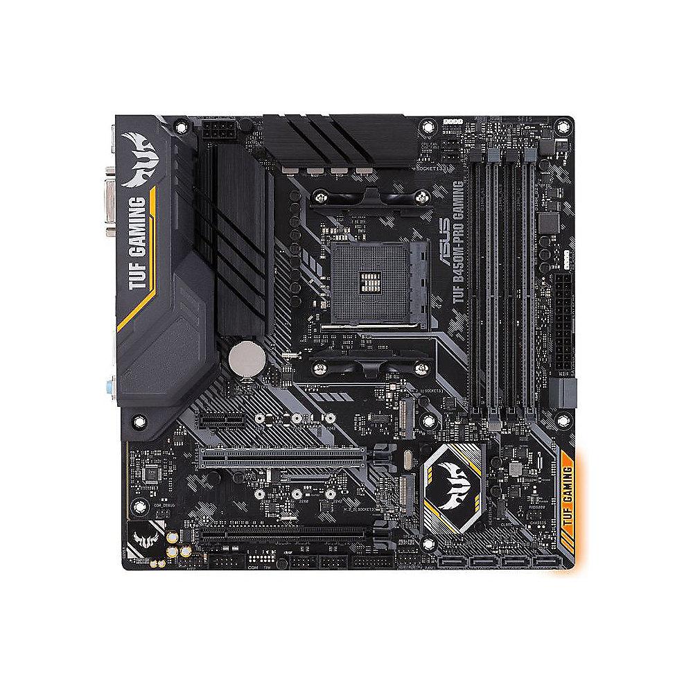 ASUS TUF B450M-Pro Gaming mATX Mainboard Sockel AM4 M.2/USB3.1/HDMI/DVI, ASUS, TUF, B450M-Pro, Gaming, mATX, Mainboard, Sockel, AM4, M.2/USB3.1/HDMI/DVI