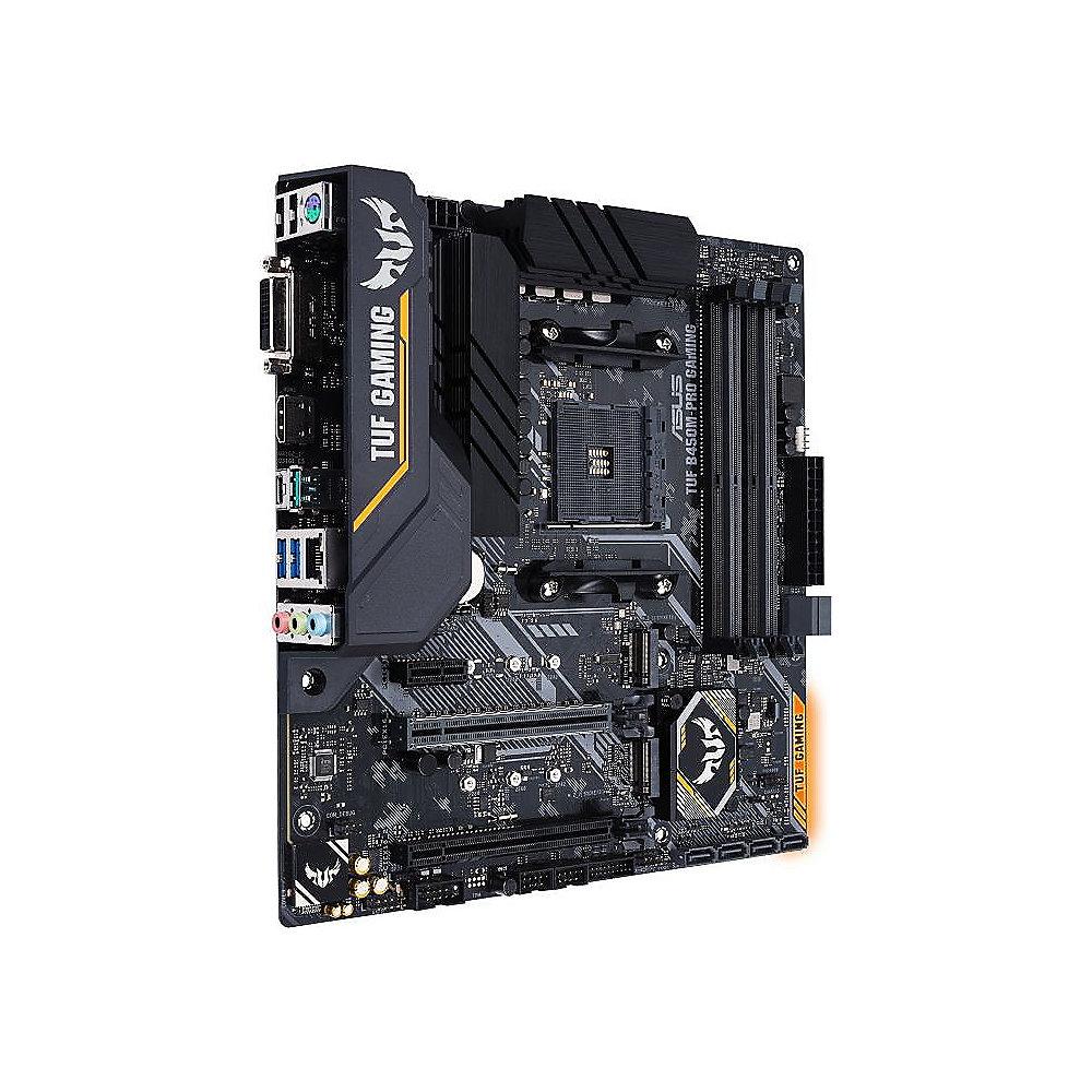 ASUS TUF B450M-Pro Gaming mATX Mainboard Sockel AM4 M.2/USB3.1/HDMI/DVI