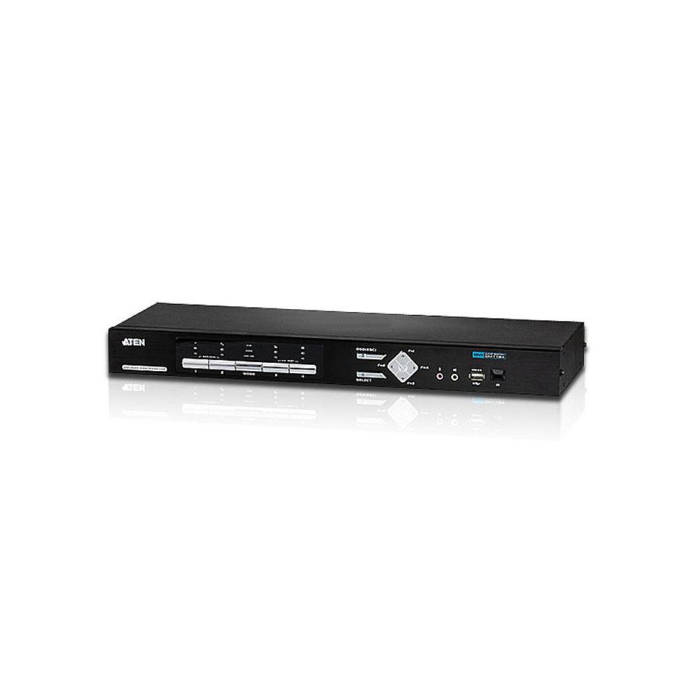 Aten CM1164 KVM Control Center 4 Ports (USB/DVI-D) & USB-Hub   Ton schwarz, Aten, CM1164, KVM, Control, Center, 4, Ports, USB/DVI-D, &, USB-Hub, , Ton, schwarz