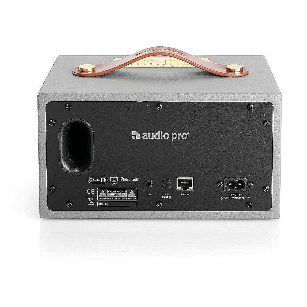 Audio Pro Addon C3 Multiroom Bluetooth-Lautsprecher WI-Fi, 15 h Akku, grau