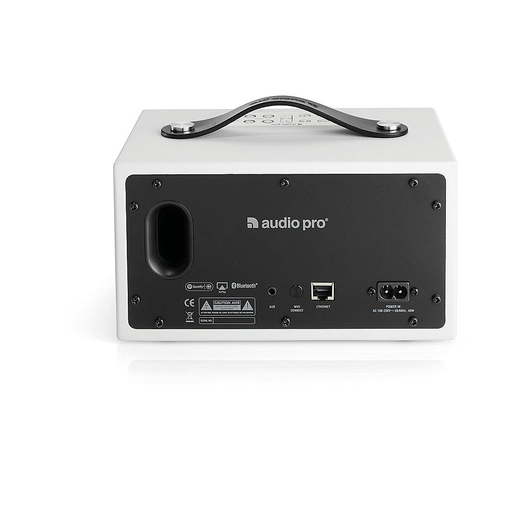 Audio Pro Addon C3 Multiroom Bluetooth-Lautsprecher WI-Fi, 15 h Akku, weiß