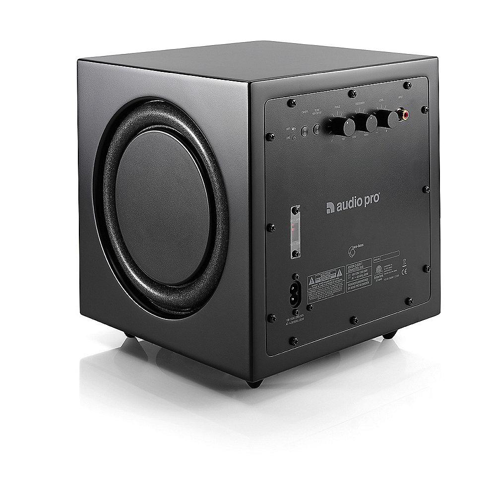 Audio Pro C-SUB Multiroom Subwoofer-Lautsprecher WI-Fi, schwarz