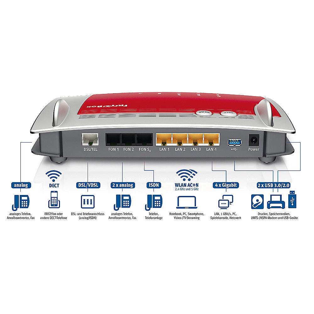 AVM FRITZ!Box 7490 WLAN-ac VoIP Gigabit Router DECT Basis   WLAN Repeater 1750E, AVM, FRITZ!Box, 7490, WLAN-ac, VoIP, Gigabit, Router, DECT, Basis, , WLAN, Repeater, 1750E