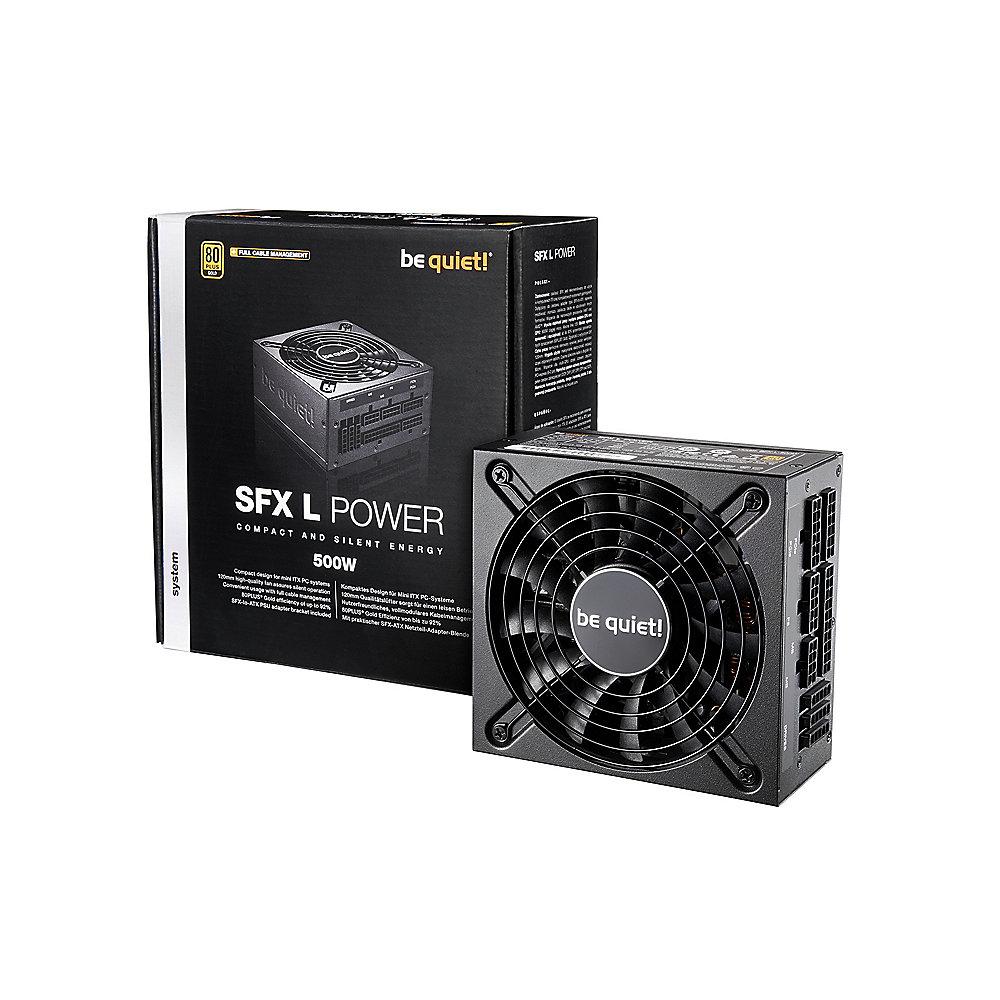 be quiet! SFX L Power 500 Watt Netzteil für ITX