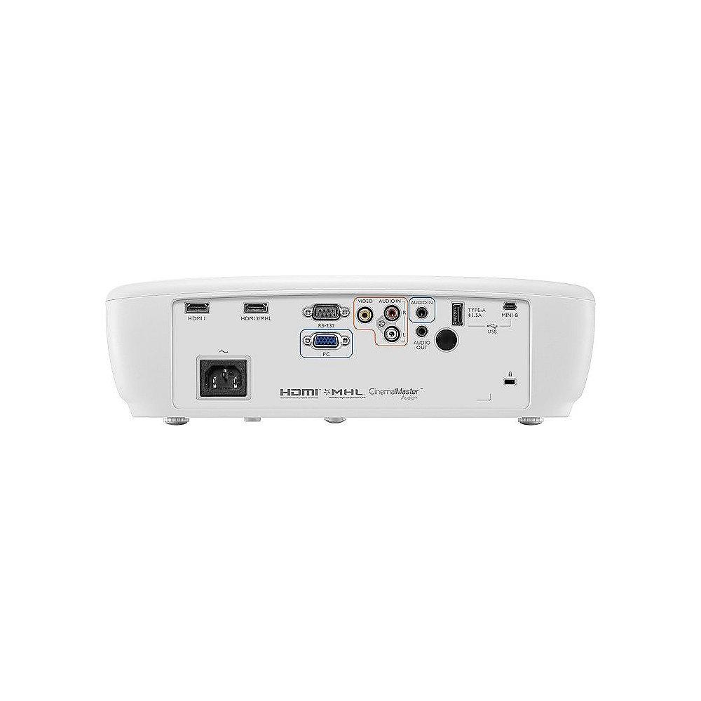 BenQ W1090 DLP FullHD Beamer 16:9 2000 ANSI Lumen VGA/HDMI/MHL/RCA/USB 3D LS