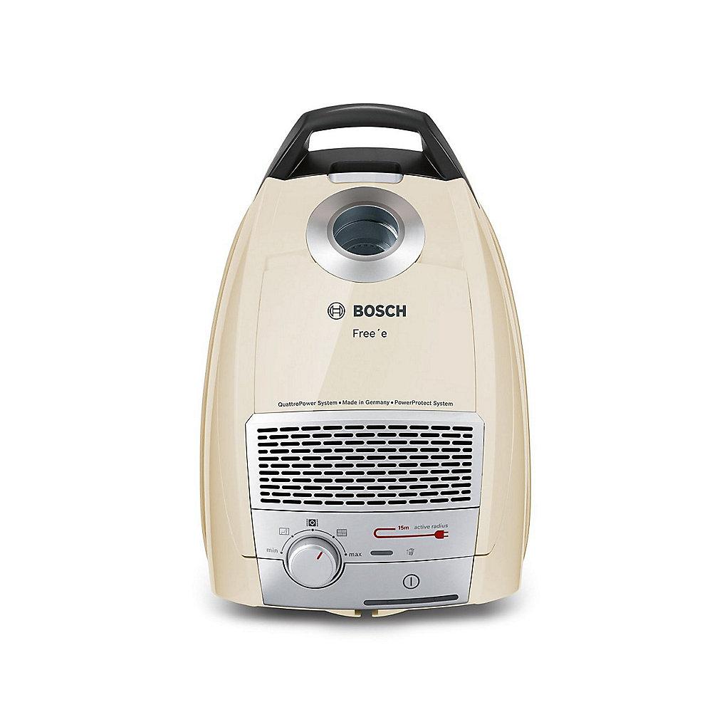 Bosch BSGL5318 Bodenstaubsauger Free´e mit Beutel / 700 W vanilla