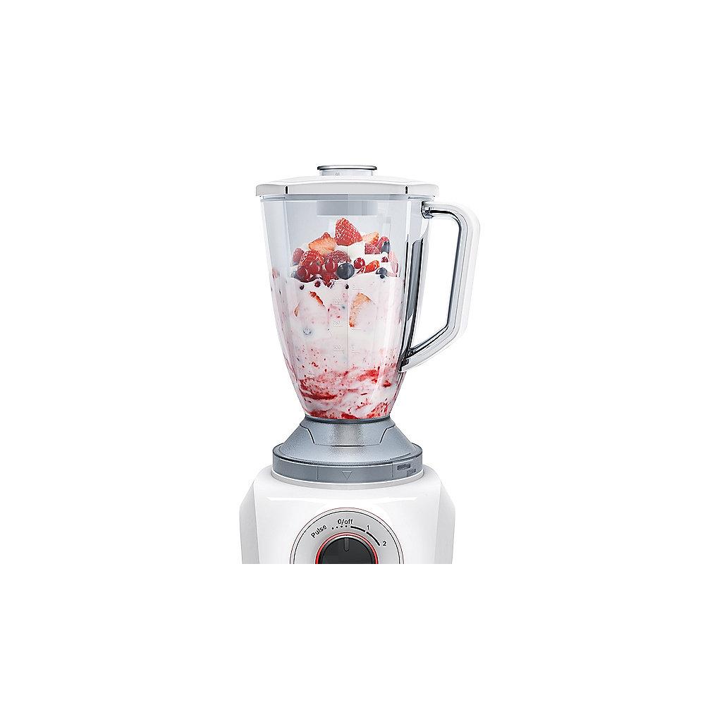 Bosch MMB21P0R Standmixer weiß / rot, Bosch, MMB21P0R, Standmixer, weiß, /, rot