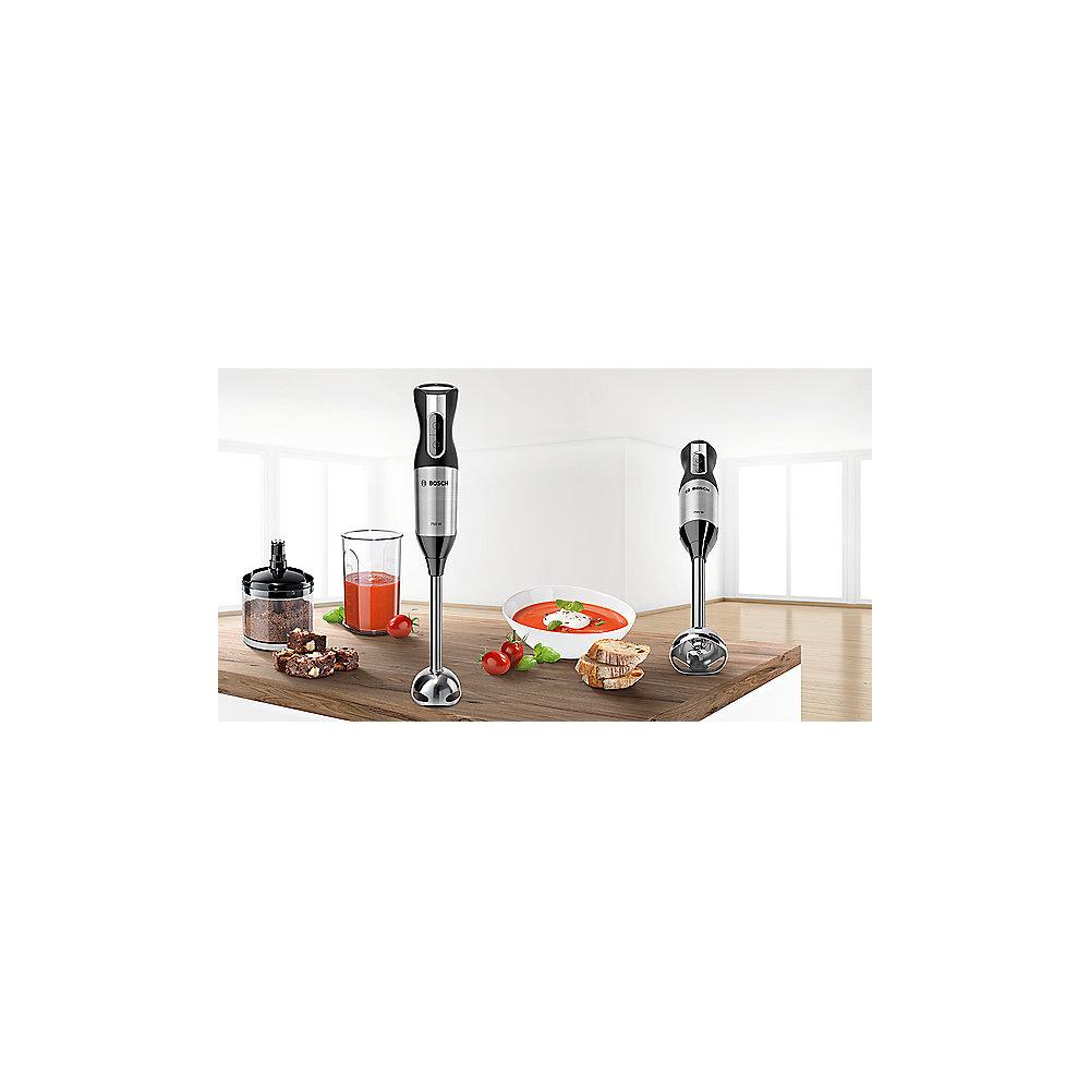 Bosch MSM6S20B Stabmixer-Set schwarz / Edelstahl gebürstet, Bosch, MSM6S20B, Stabmixer-Set, schwarz, /, Edelstahl, gebürstet