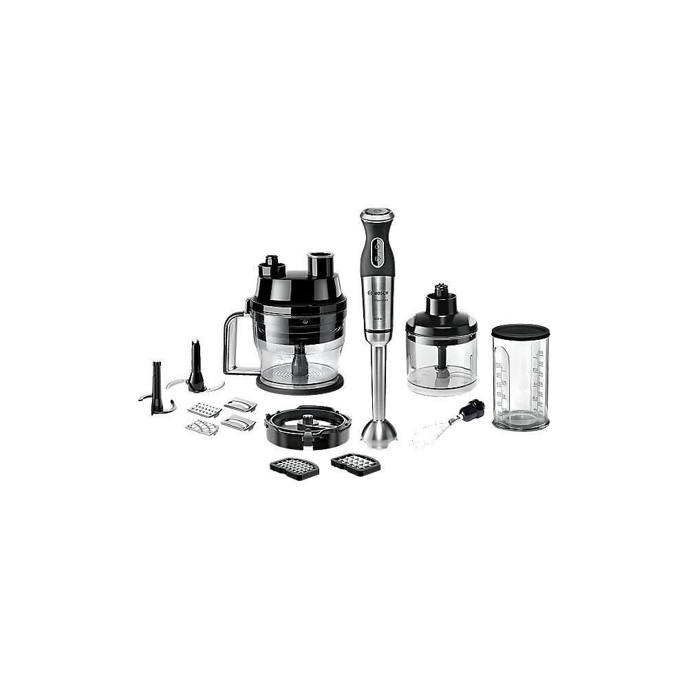 Bosch MSM881X2 Stabmixer-Set schwarz / Edelstahl gebürstet, Bosch, MSM881X2, Stabmixer-Set, schwarz, /, Edelstahl, gebürstet