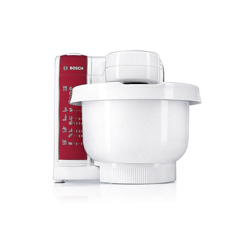 Bosch MUM48010DE Küchenmaschine weiß/rot, Bosch, MUM48010DE, Küchenmaschine, weiß/rot