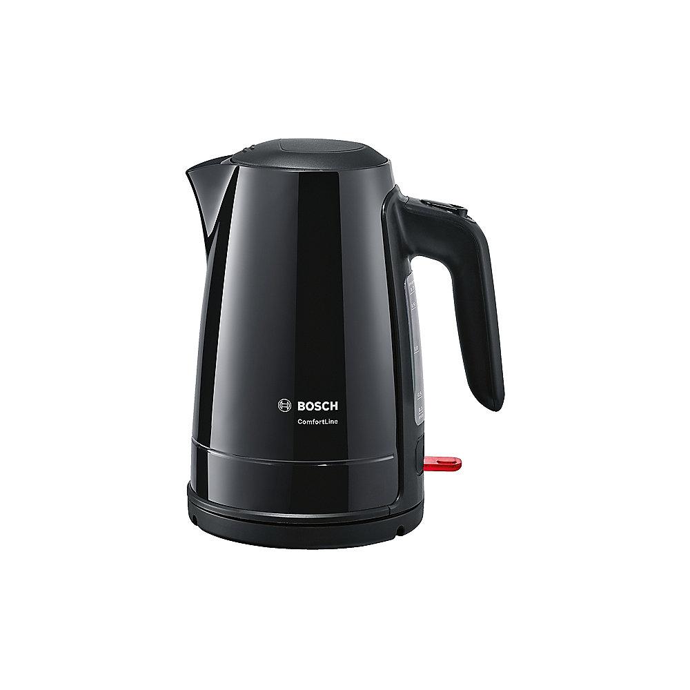 Bosch TWK6A013 ComfortLine Wasserkocher kabellos 1,7 Liter schwarz