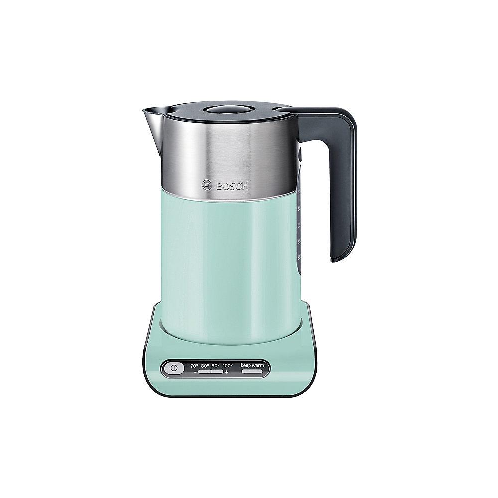 Bosch TWK8612P Styline Wasserkocher 1,5 Liter minze, Bosch, TWK8612P, Styline, Wasserkocher, 1,5, Liter, minze