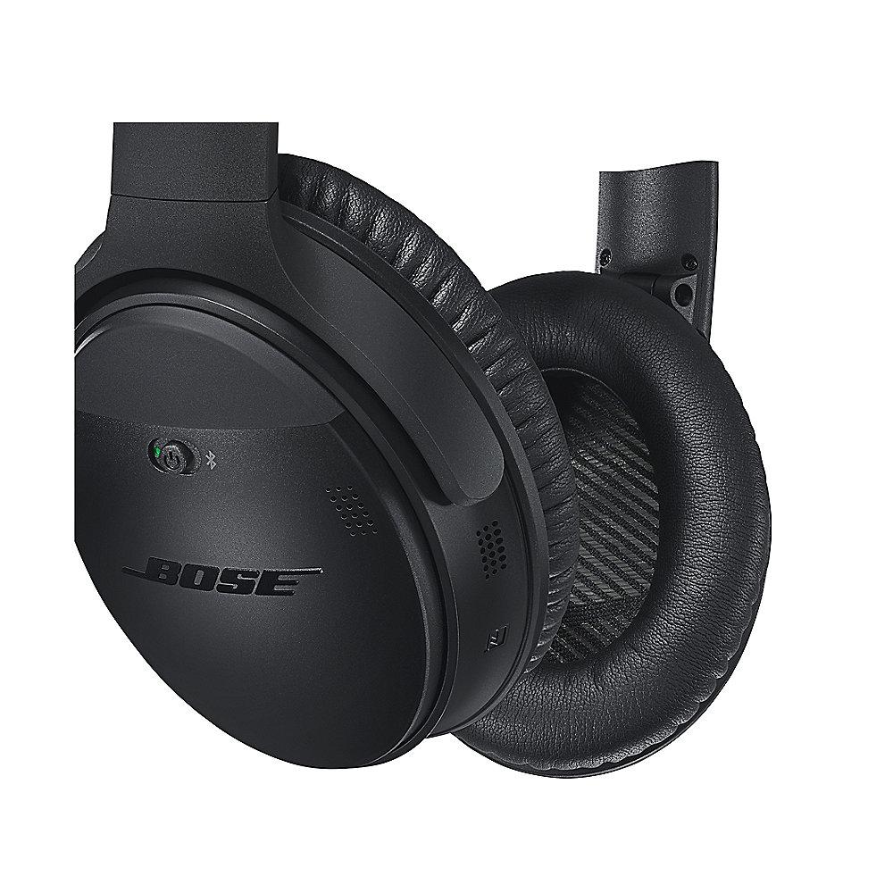 BOSE Quietcomfort 35 QC35 Over Ear Schwarz - Noise Cancelling Wireless Kopfhöre, BOSE, Quietcomfort, 35, QC35, Over, Ear, Schwarz, Noise, Cancelling, Wireless, Kopfhöre