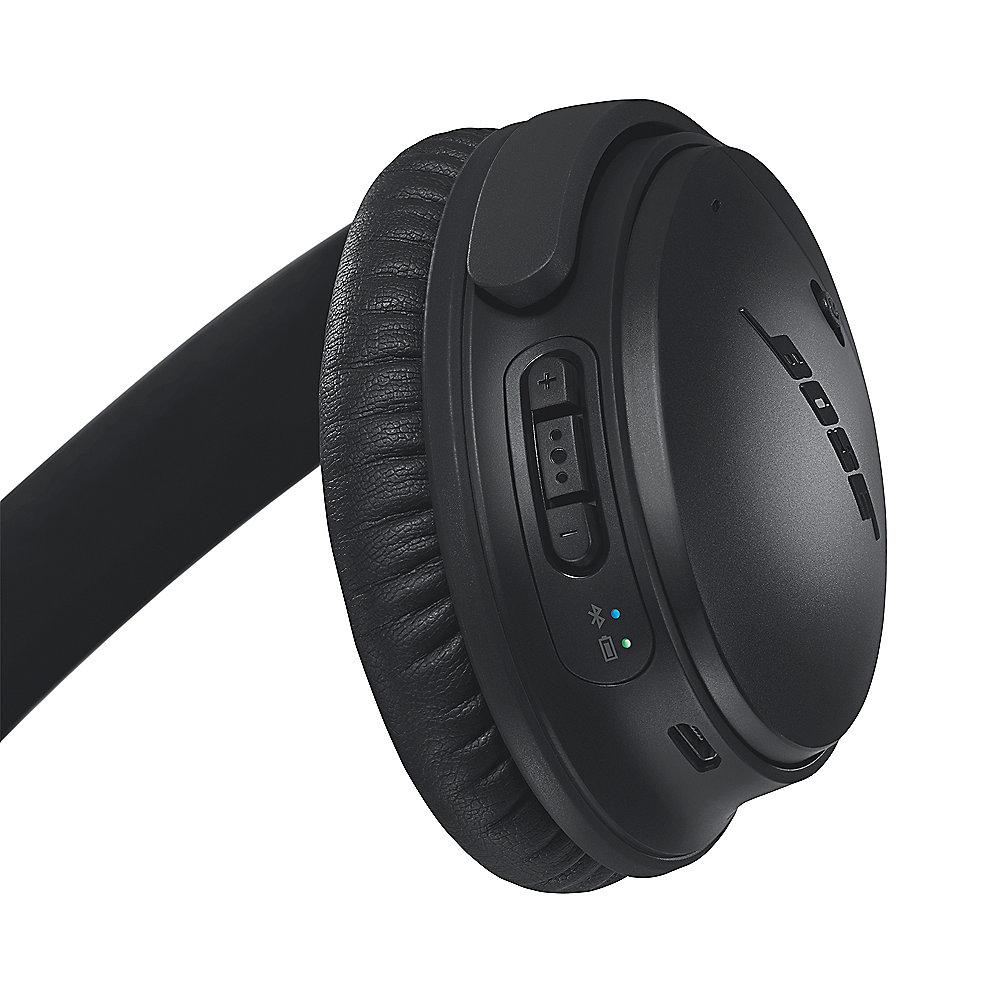 BOSE Quietcomfort 35 QC35 Over Ear Schwarz - Noise Cancelling Wireless Kopfhöre, BOSE, Quietcomfort, 35, QC35, Over, Ear, Schwarz, Noise, Cancelling, Wireless, Kopfhöre