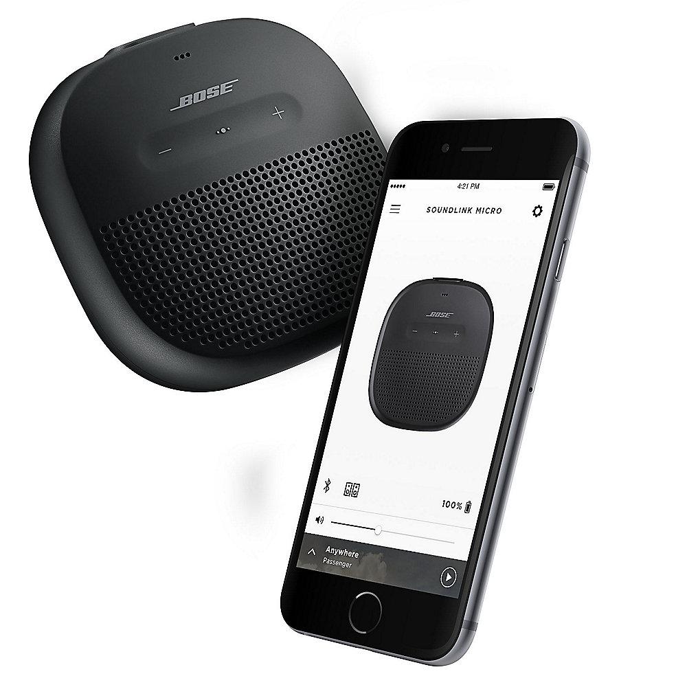 BOSE SoundLink Micro Bluetooth Lautsprecher schwarz, BOSE, SoundLink, Micro, Bluetooth, Lautsprecher, schwarz