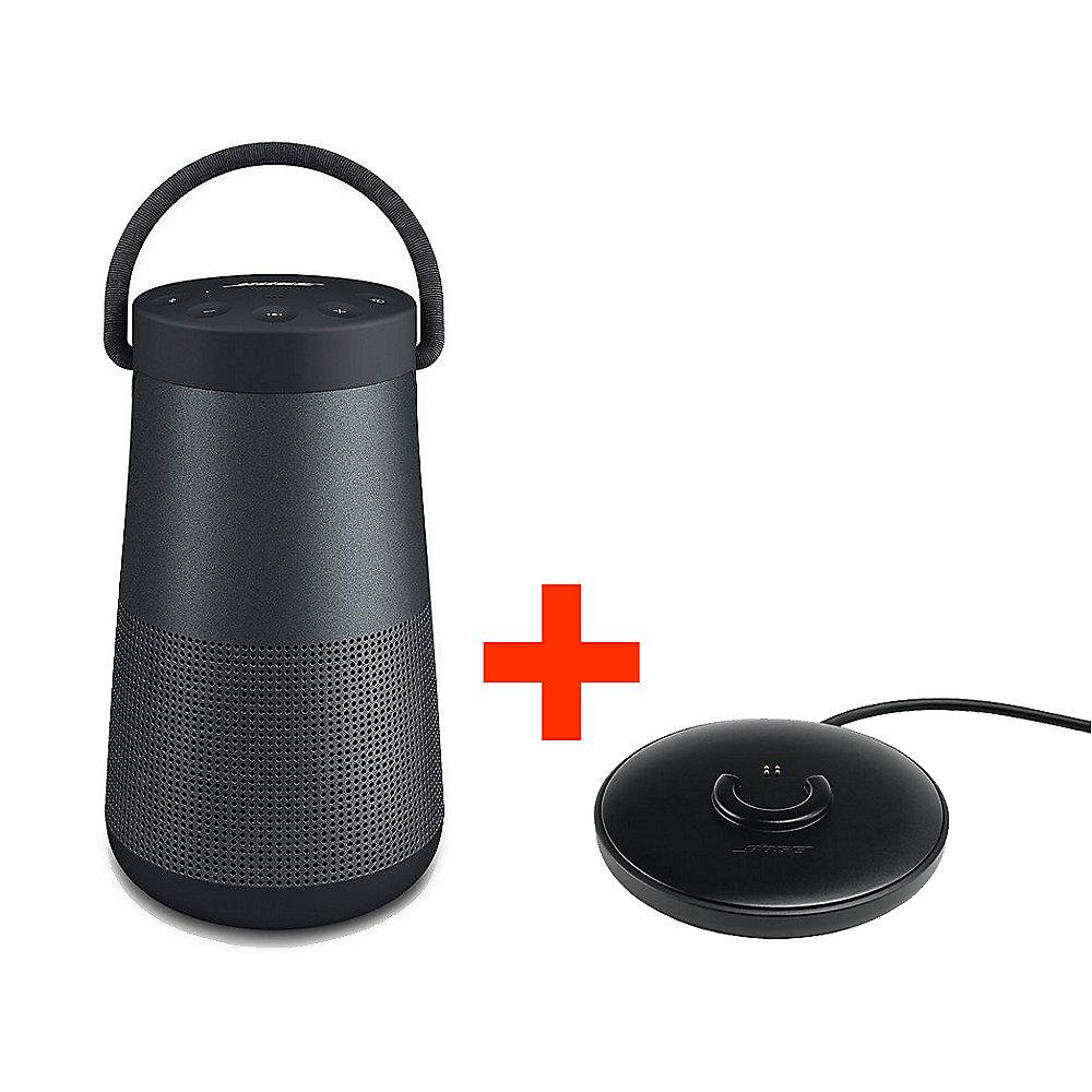 BOSE SoundLink Revolve  Bluetooth Lautsprecher schwarz   Ladeschale, BOSE, SoundLink, Revolve, Bluetooth, Lautsprecher, schwarz, , Ladeschale