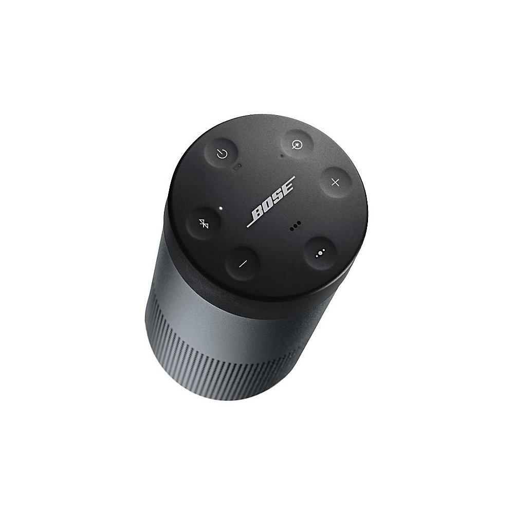 BOSE SoundLink Revolve Bluetooth Lautsprecher schwarz mit Akku inkl. Ladeschale, BOSE, SoundLink, Revolve, Bluetooth, Lautsprecher, schwarz, Akku, inkl., Ladeschale