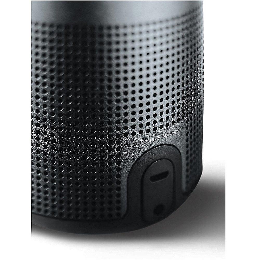 BOSE SoundLink Revolve Bluetooth Lautsprecher schwarz mit Akku inkl. Ladeschale, BOSE, SoundLink, Revolve, Bluetooth, Lautsprecher, schwarz, Akku, inkl., Ladeschale