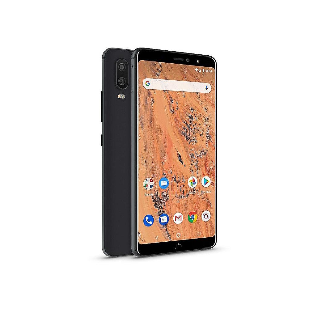 bq Aquaris X2 3GB/32GB carbon black Dual-SIM Android One 8.1 Smartphone
