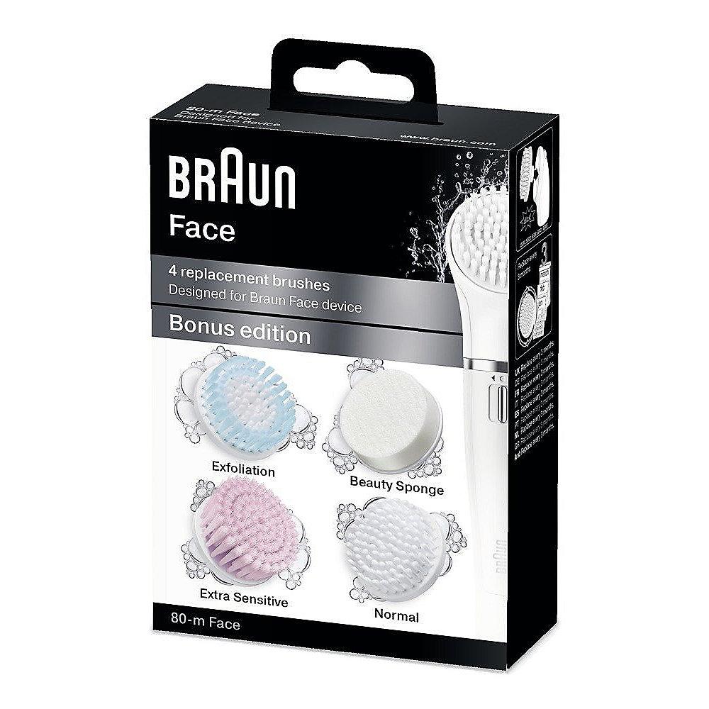 Braun Face SE80m Aufsatz-Mix 4er Pack, Braun, Face, SE80m, Aufsatz-Mix, 4er, Pack