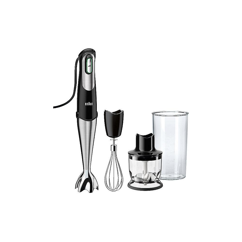 Braun Multiquick 7 - MQ 725 Omelette Stabmixer Schwarz Edelstahl, Braun, Multiquick, 7, MQ, 725, Omelette, Stabmixer, Schwarz, Edelstahl