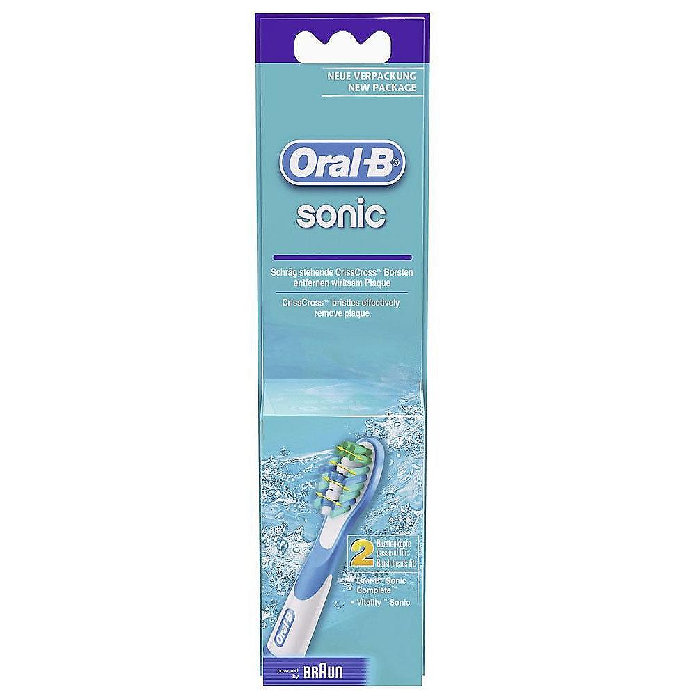 Braun Oral-B Sonic Aufsteckbürsten (2er Pack), Braun, Oral-B, Sonic, Aufsteckbürsten, 2er, Pack,