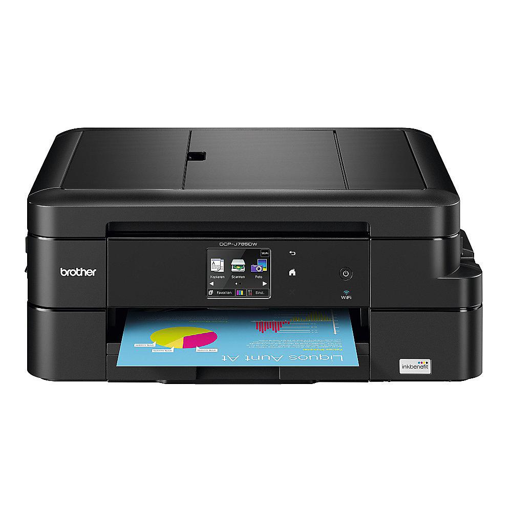 Brother DCP-J785DW Inkbenefit Multifunktionsdrucker Scanner Kopierer WLAN, Brother, DCP-J785DW, Inkbenefit, Multifunktionsdrucker, Scanner, Kopierer, WLAN