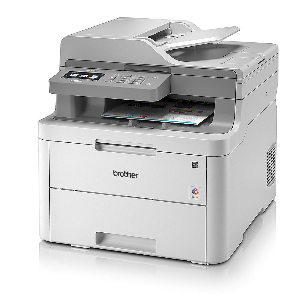 Brother DCP-L3550CDW Farblaser-Multifunktionsdrucker Scanner Kopierer LAN WLAN