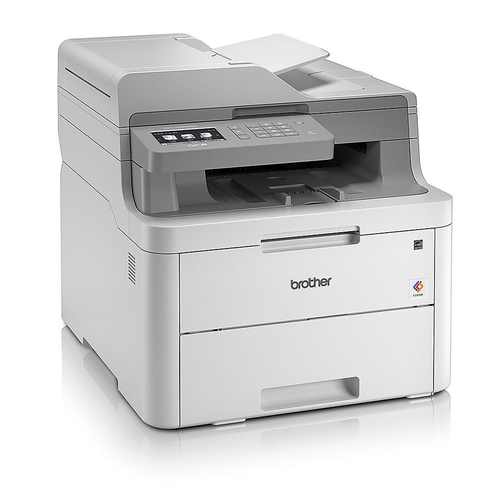 Brother DCP-L3550CDW Farblaser-Multifunktionsdrucker Scanner Kopierer LAN WLAN