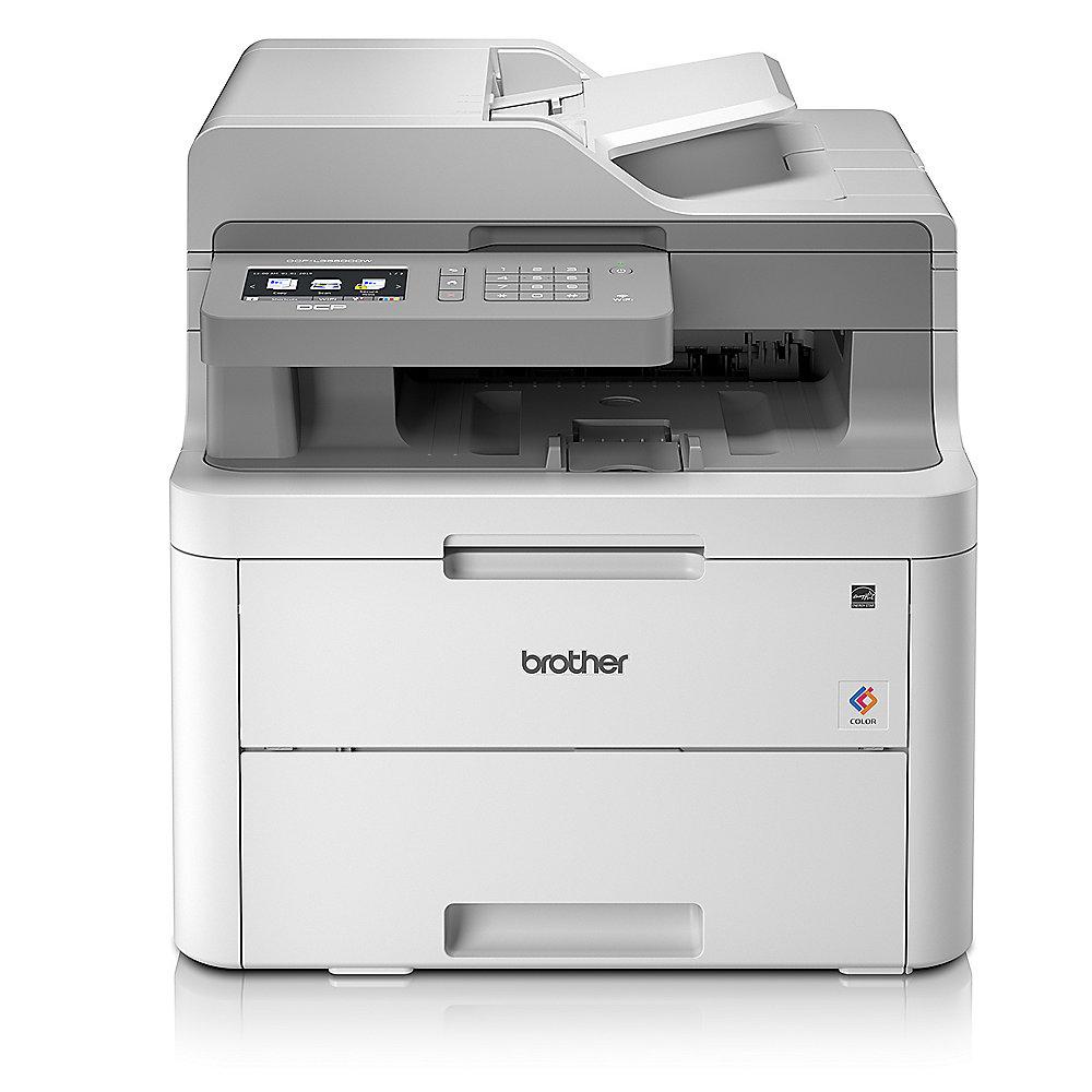 Brother DCP-L3550CDW Farblaser-Multifunktionsdrucker Scanner Kopierer LAN WLAN