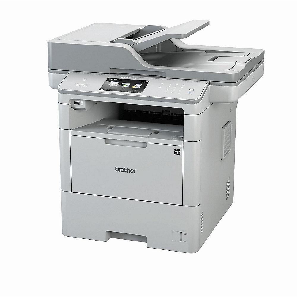 Brother MFC-L6800DW S/W-Laserdrucker Scanner Kopierer Fax LAN WLAN NFC