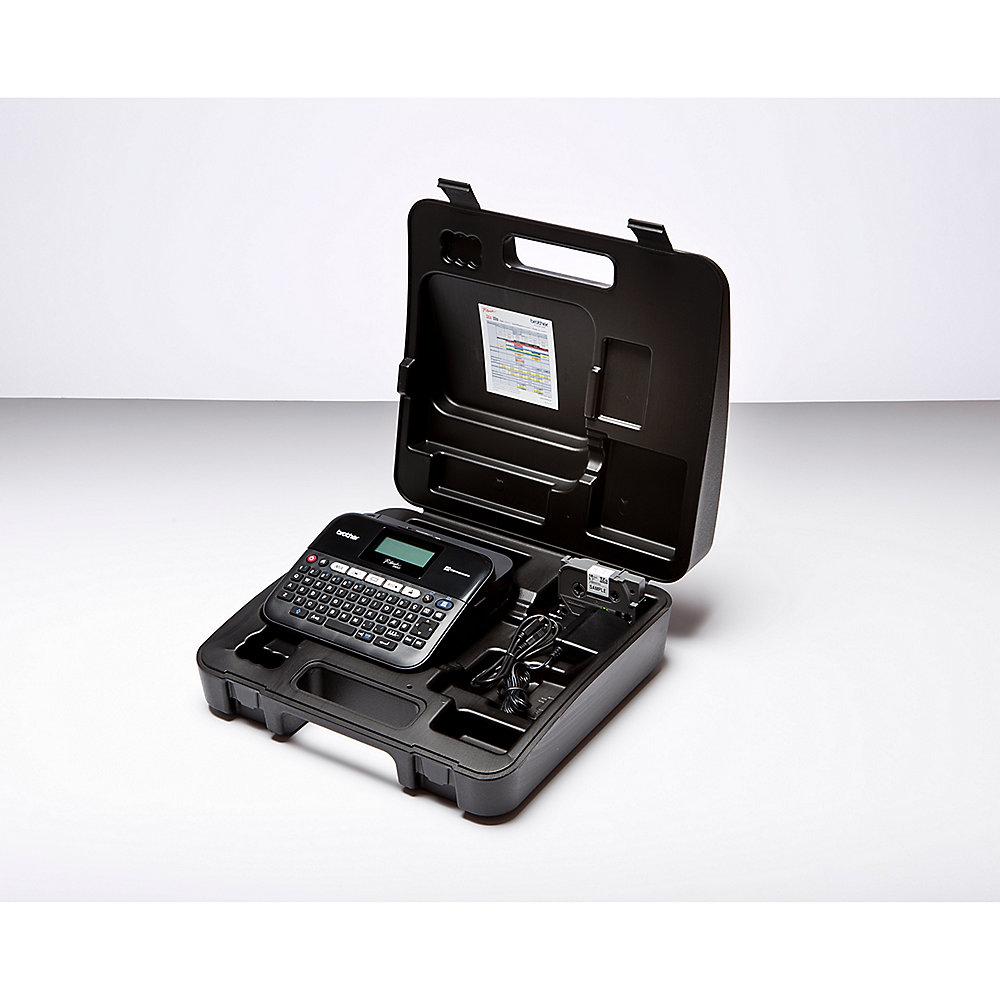 Brother P-touch D450VP Beschriftungsgerät Barcodedruck inklusive Koffer