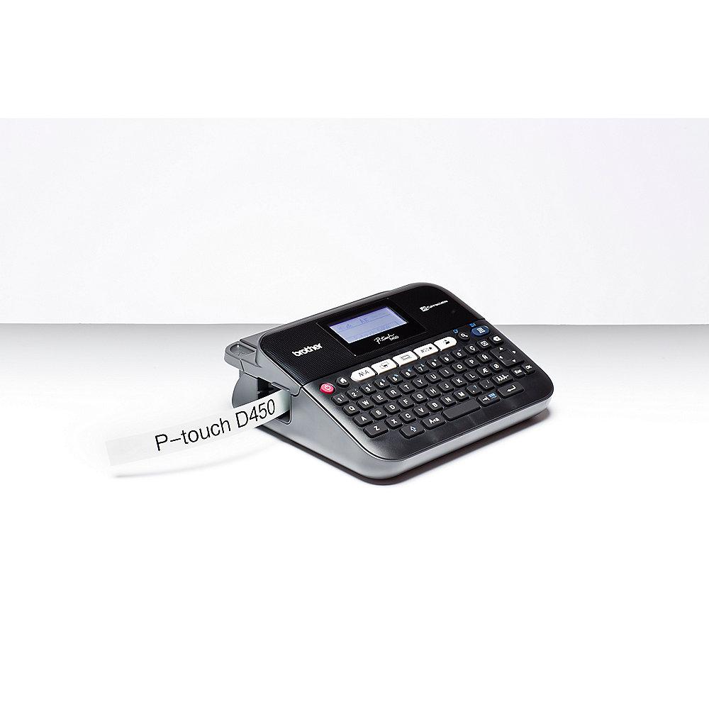 Brother P-touch D450VP Beschriftungsgerät Barcodedruck inklusive Koffer