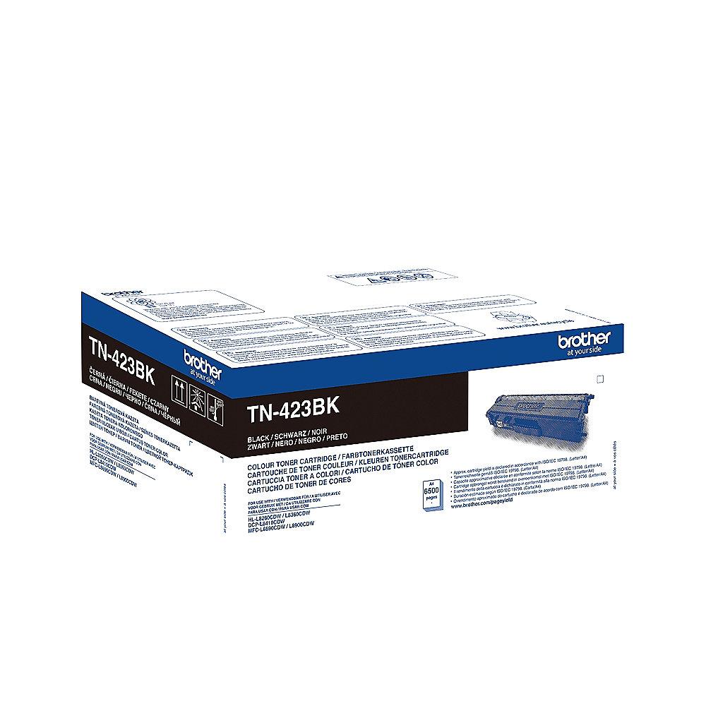 Brother TN-423BK Toner schwarz 6.500 Seiten, Brother, TN-423BK, Toner, schwarz, 6.500, Seiten